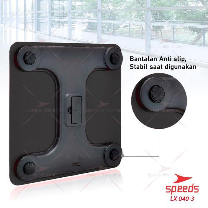 Promo Speeds Timbangan Berat Badan Digital Scale 30X30Cm 180Kg Timbangan Berat 040-3