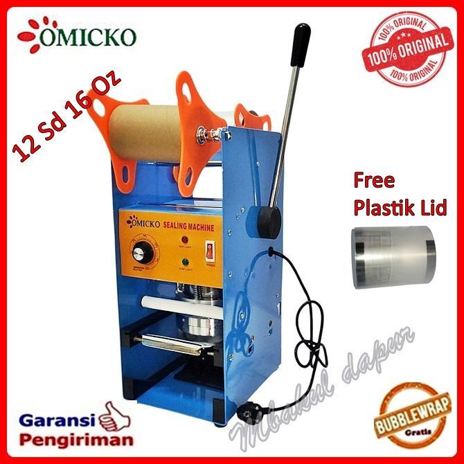 Mesin Press Gelas Plastik Mesin Press Cup Cup Sealler Omicko Sd 16 Oz Sni
