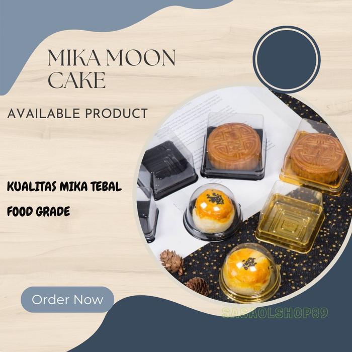 Mika Moon Cake Isi 25 Kotak Besar Mika Puding mini