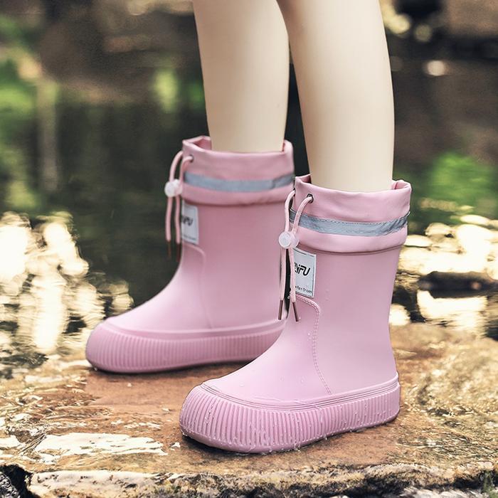 Eiger - Sepatu Sawah Wanita Boot Tinggi Karet Kerja Proyek Anti Air Banjir Sepatu Hujan Cewek Keren