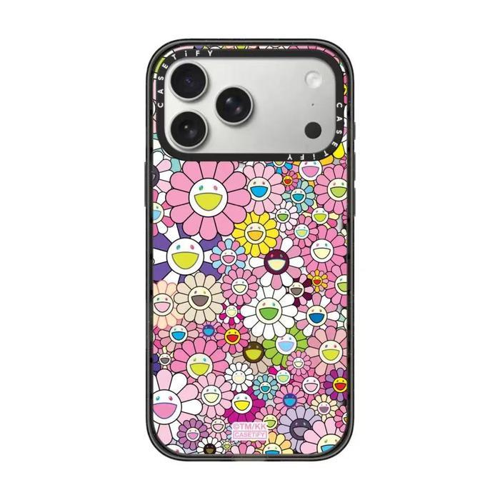 TERBATAS READY INDONESIA] Casing HP CASETiFY Takashi Murakami Bunga Matahari, Anti Jatuh Full Cover