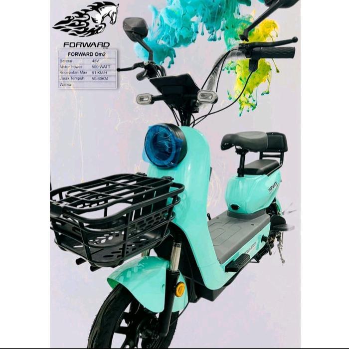 sepeda listrik Forward om2 - merah