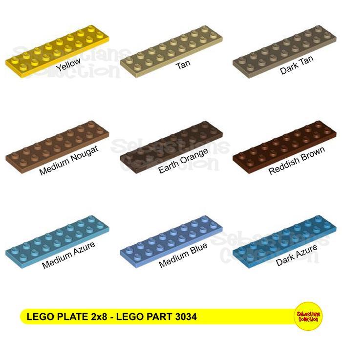 LEGO 3034 - LEGO PLATE 2x8