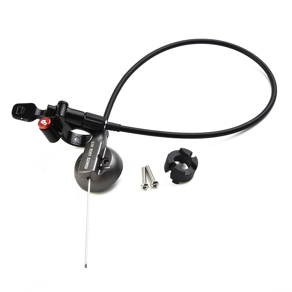 Terbatas Mountain Bike Remote Fork Lockout Switch Lever for SR SUNTOUR AXON EPICON RAIDON XCR XCM Su