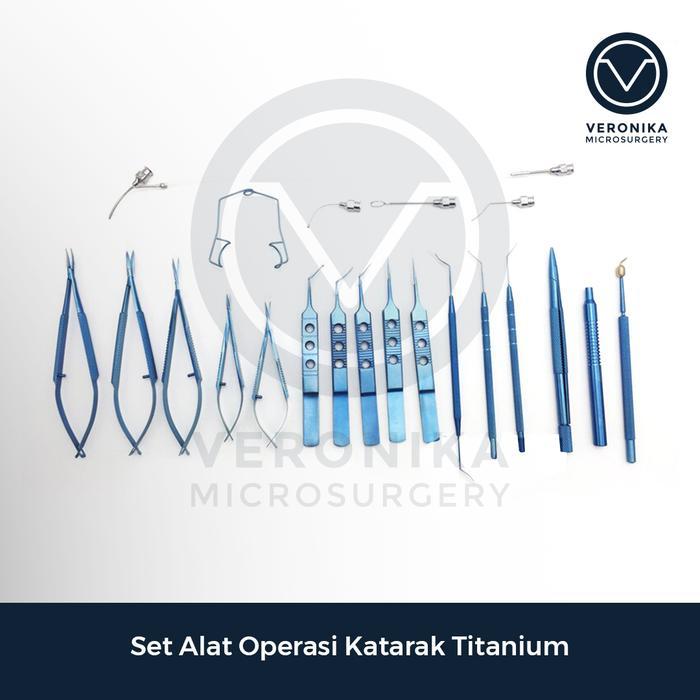 (SALE) SET ALAT OPERASI KATARAK TITANIUM