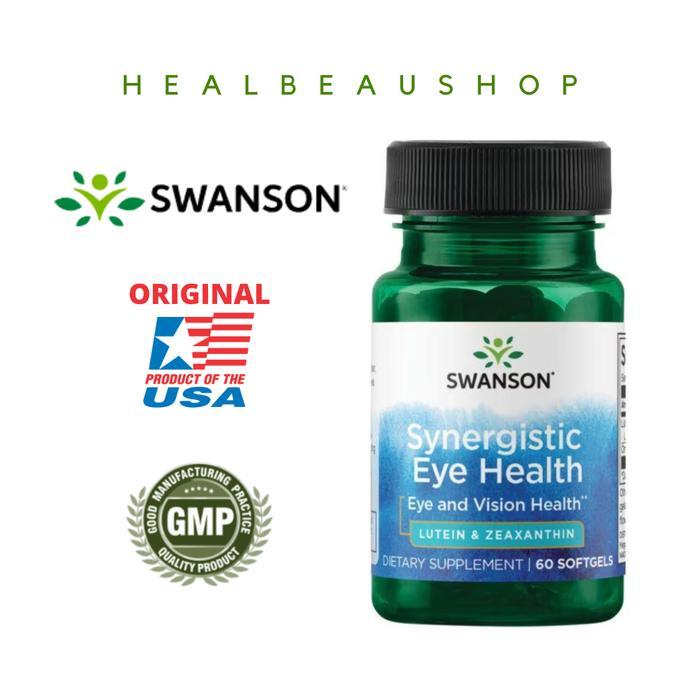 Swanson Ultra Synergistic Eye Health Lutein 20mg Zeaxanthin 2mg Ori US