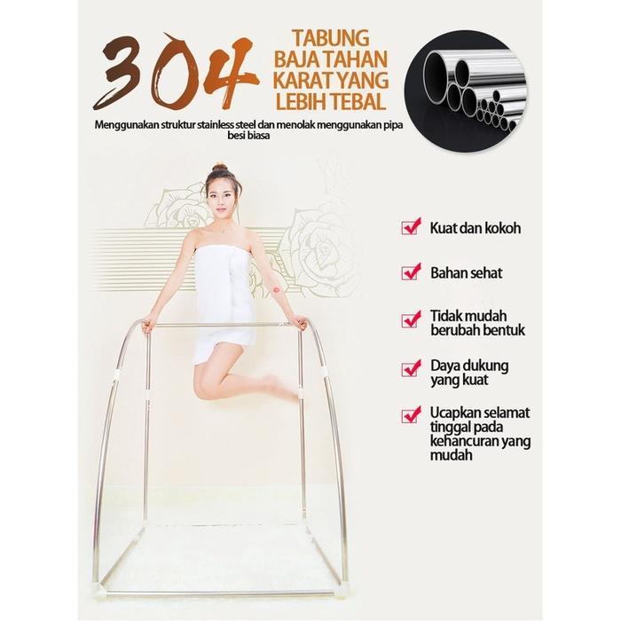 Diskon Benbo Alat Pelangsing Sauna Room Portable Spa - Banyak Bonus Original