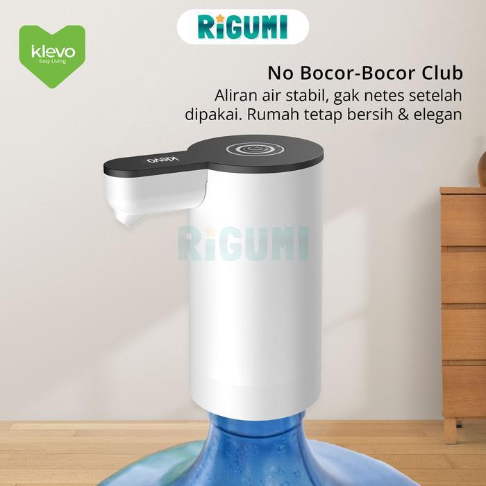 KLEVO KL-WP03 Pompa Galon Elektrik Minimalis Anti Berisik Automatic Water Pump Dispenser