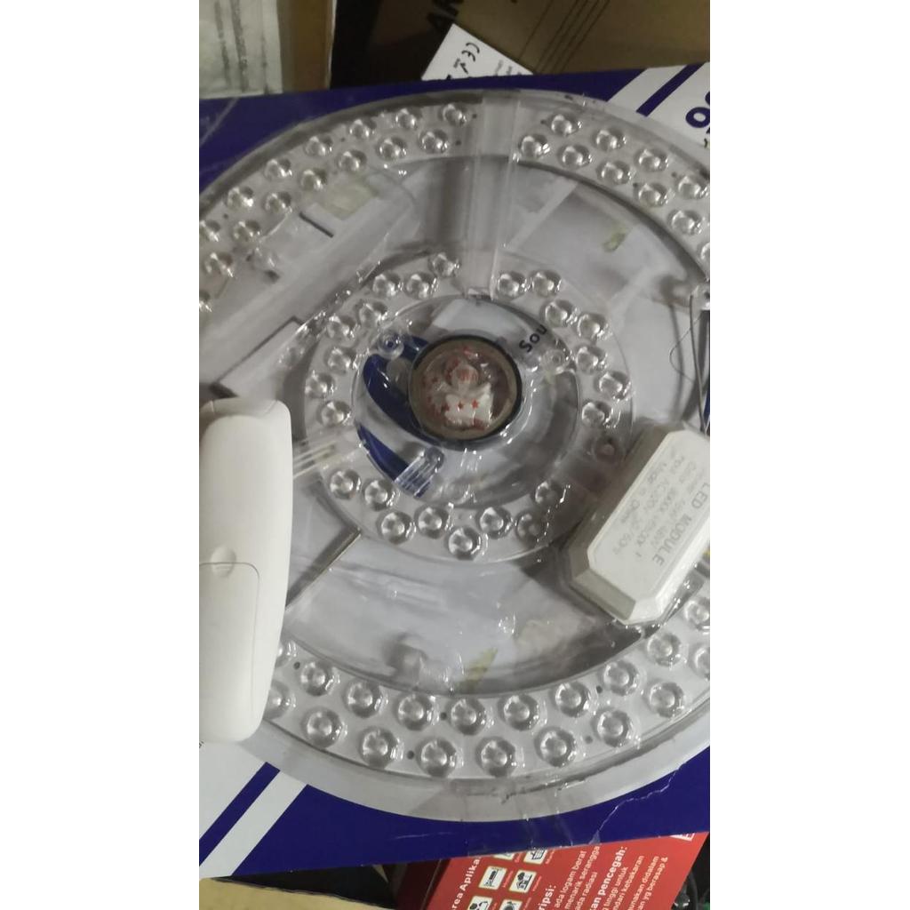 LAMPU TL RING BULAT LED 24 WATT 2 WARNA