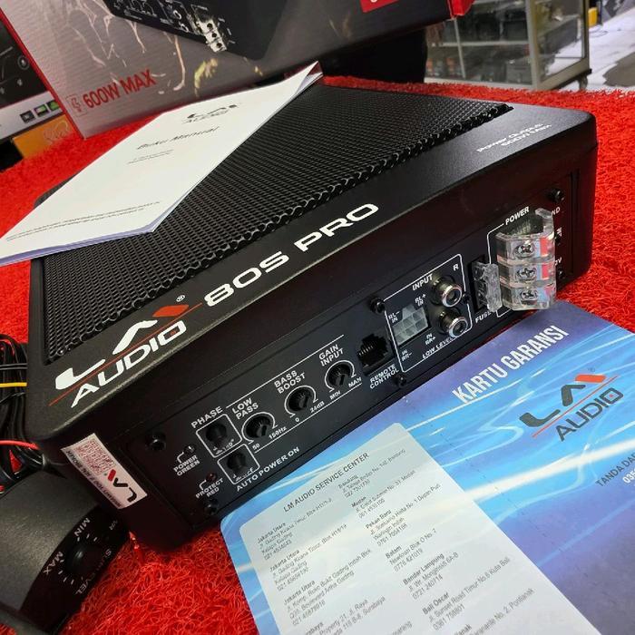 Subwoofer Kolong Aktif LM AUDIO LM-80S PRO Subwoofer Kolong LM AUDIO 8 in
