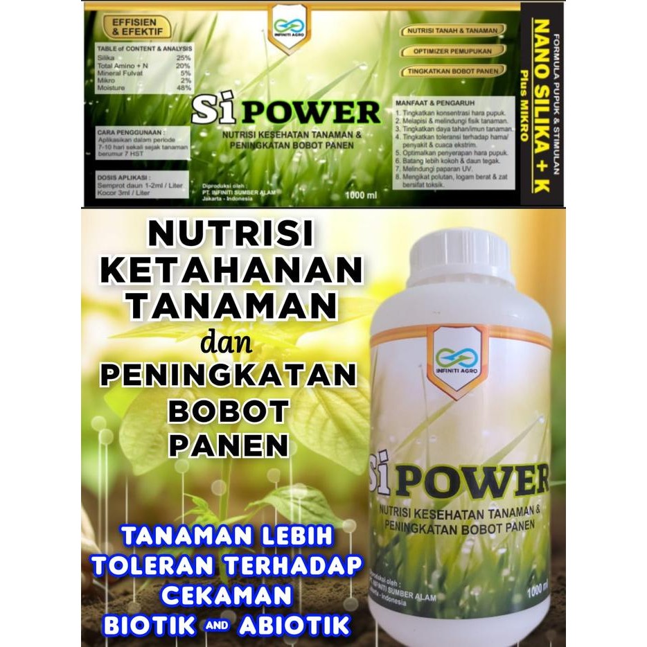 

Booster Ketahanan Tanaman - si Power 1 Liter
