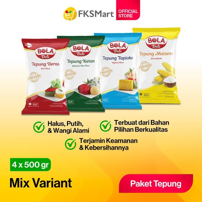 

Stok Baru BOLA Deli Mix Variant Paket Isi 4