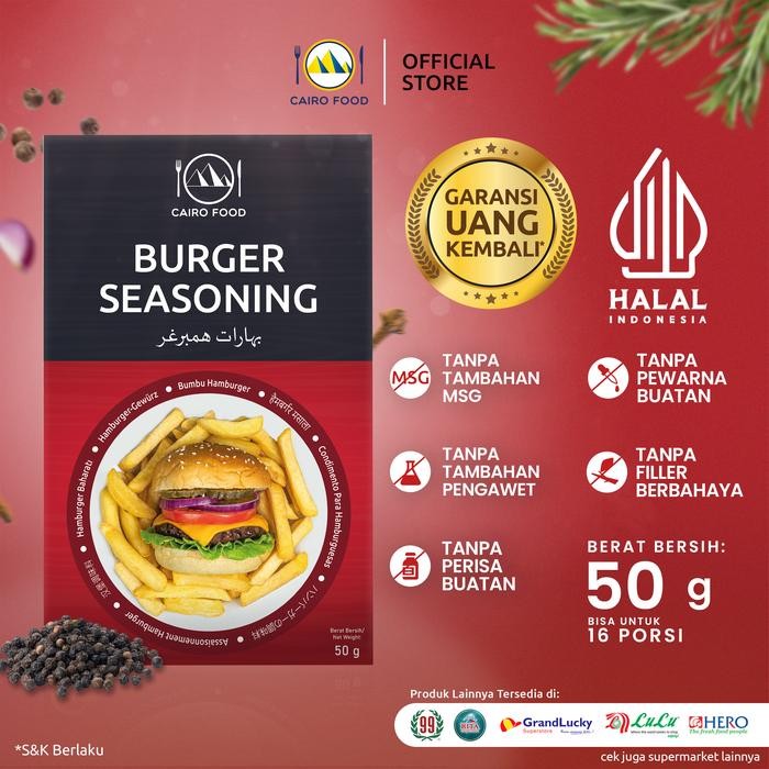 

Stok Baru Bumbu Hamburger - Cairo Food