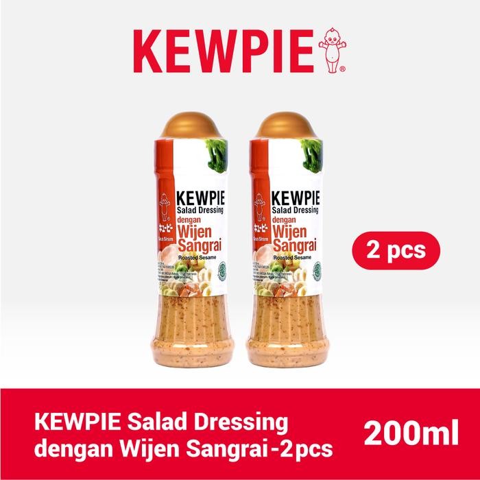

Stok Baru KEWPIE Salad Dressing dengan Wijen Sangrai 200 ml (2 pcs)