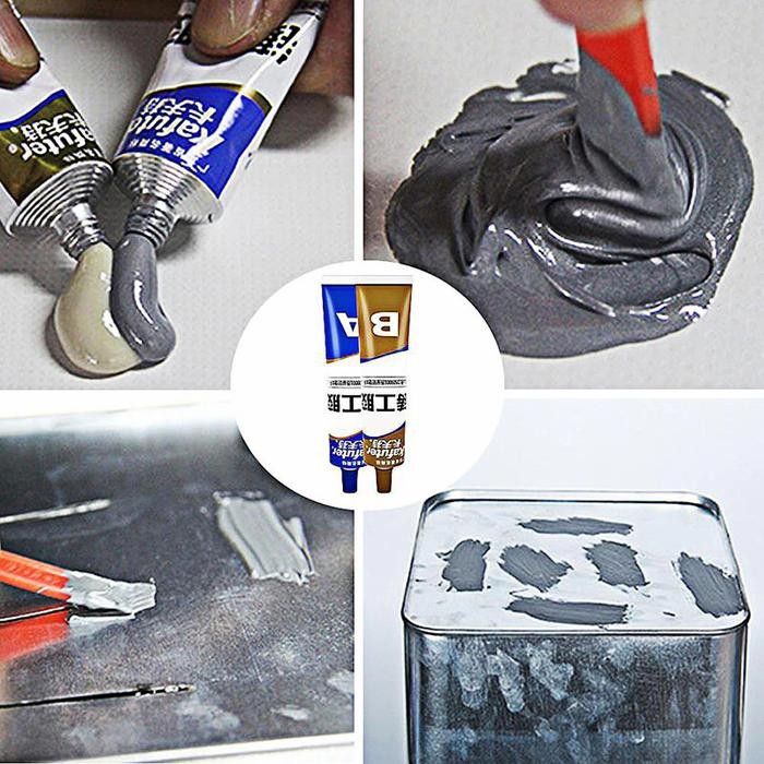 

LEM CASTER GLUE A+B METAL REPAIRING ADHESIVE SEALANT WELDING GLUE 100G