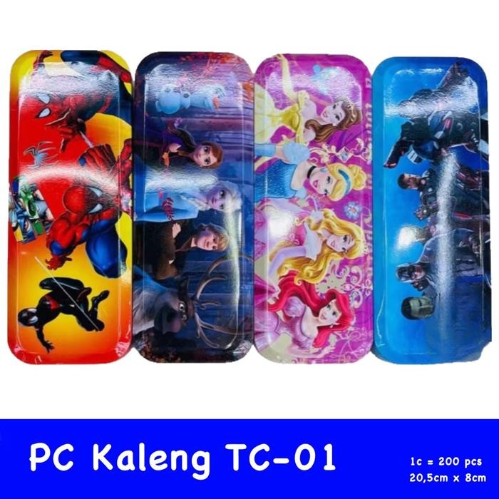 

TC-01 Pensil Case/Tempat Pensil Kaleng (PCS) Sekolah Stationery