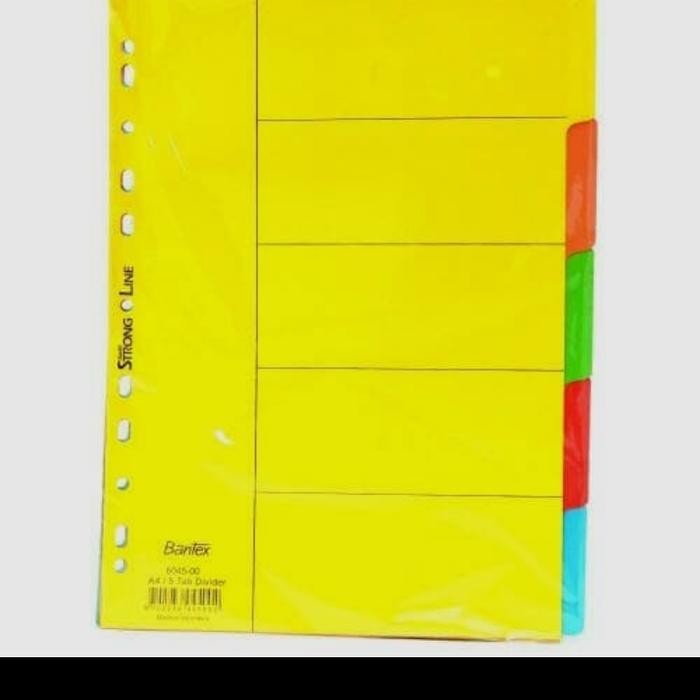 

Divider Bantex A4 5 Page 6045 Pembatas Kertas