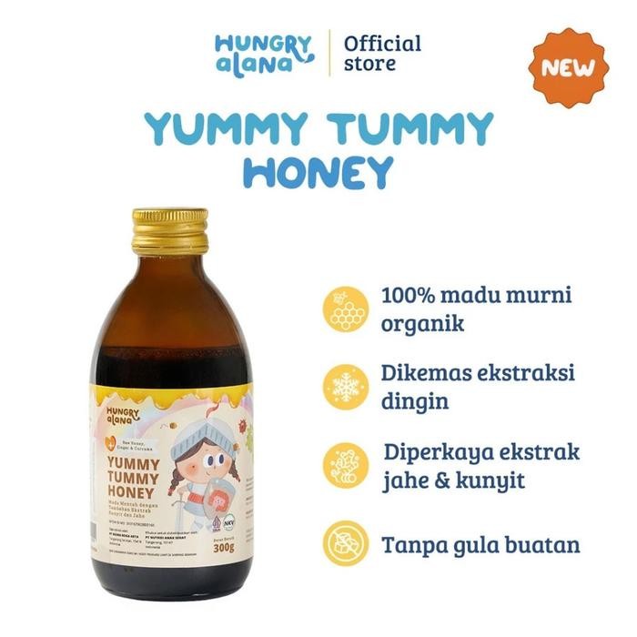 

TERLARIS Hungry Alana - Yummy Tummy Honey Murni Organik Anak Asli Anak Alami Anak READY STOCK