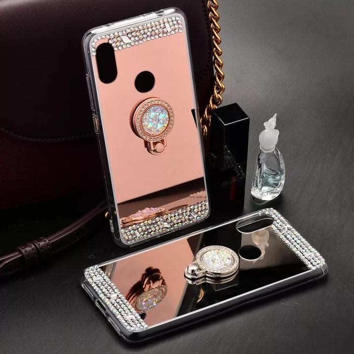 SOFT CASE SAMSUNG A10S A20S A30S A50S MIRROR SOFTCASE RING DIAMOND