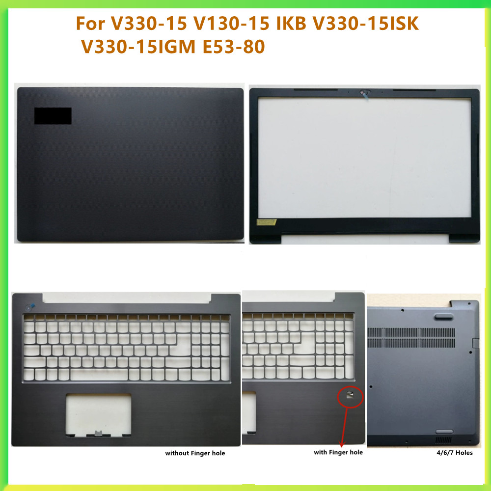 New LCD Back Bezel Front Frame Top Case Bottom Cover Case For Lenovo V330-15 V130-15IKB V130-15IGM V