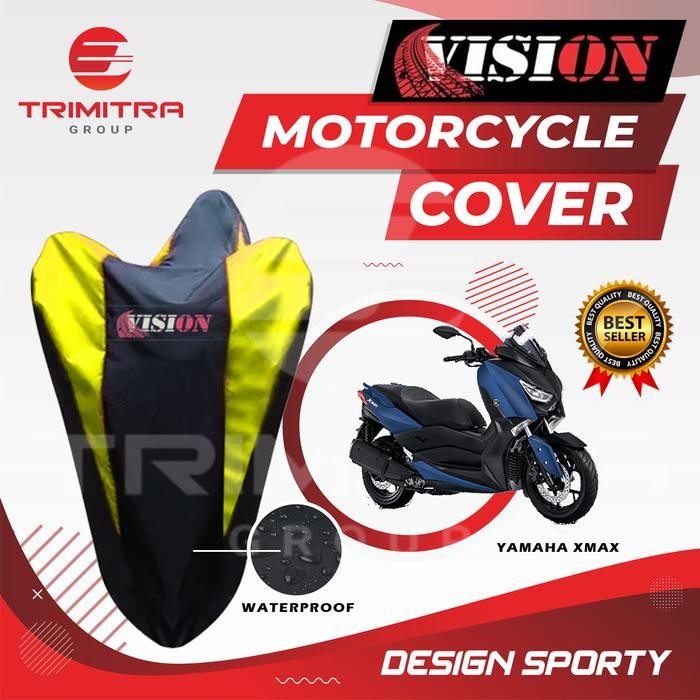 Pilihan- Sarung Motor Xmax / Cover Penutup Motor Warna Anti Air Merk Vision