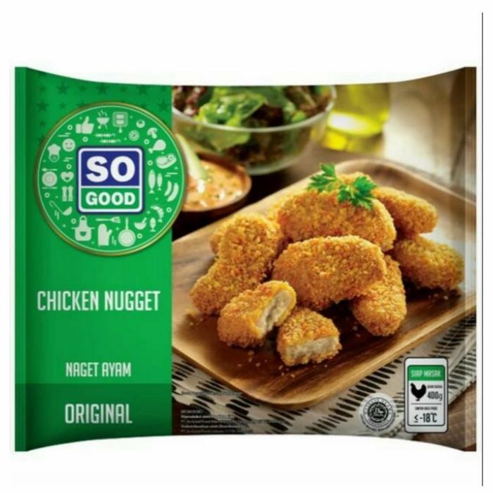 

Pilihan- So Good Chicken Nugget Original 400 Gram