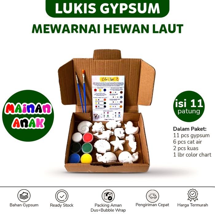 

Pilihan- Paket Lukis Patung Gypsum Mewarnai Hewan Laut Painting Gypsum Anak