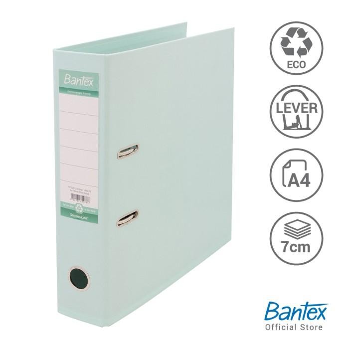 

Bantex Lever Arch File Ordner Plastic A4 7cm Cool Aqua #1450 76