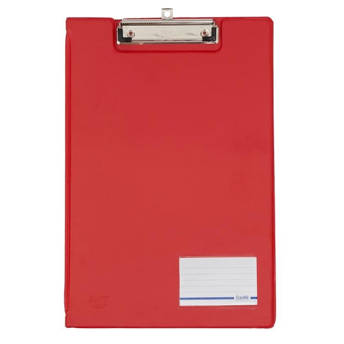 

Bantex Clipboard With Cover Folio Red 4211 09