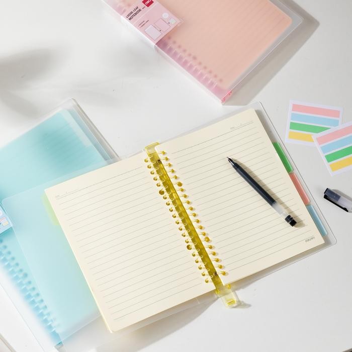 

Deli Buku Catatan Binder / Loose Leaf Notebook 60 Halaman EN021