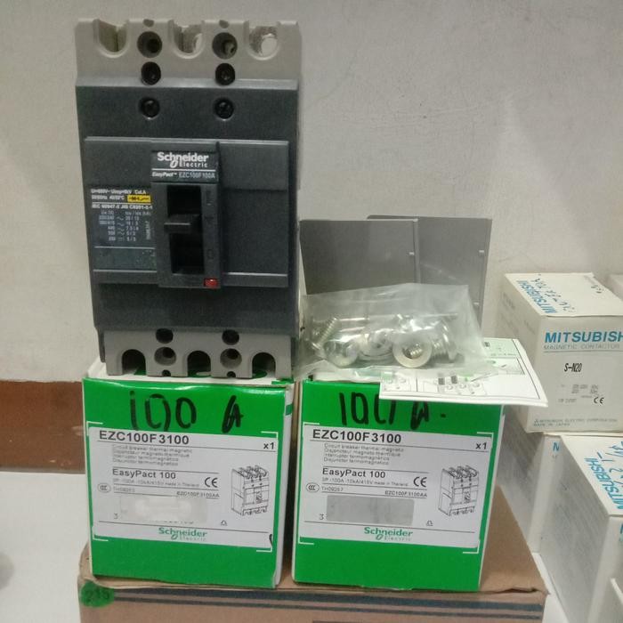 Mccb Sneider Ezc100F 3Ph 100A / Mccb Sneider Ezc 100A