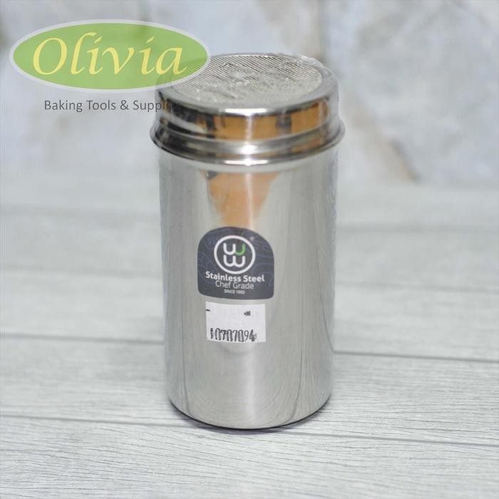 FLOUR CONTAINER MESH//TEPUNG SHAKE STAINLESS KITCHENWARE