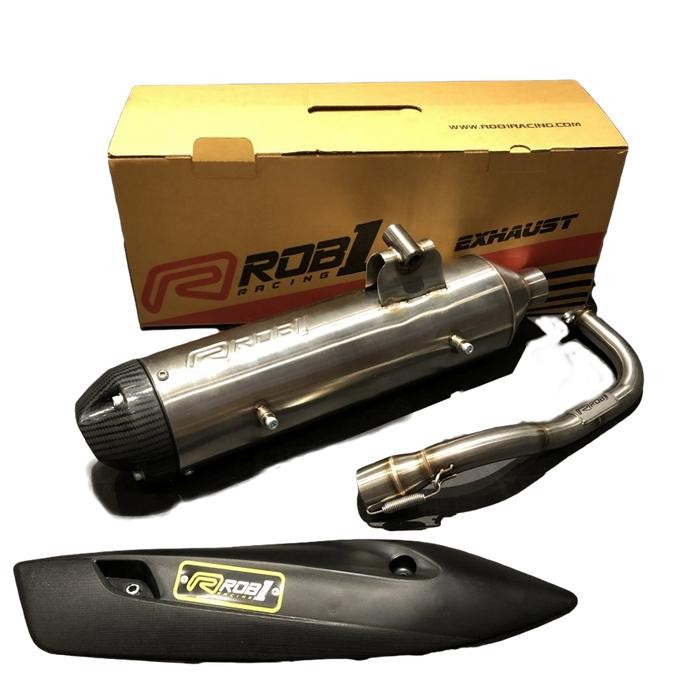 KNALPOT STANDAR RACING POWER BOOM ROB1 HONDA VARIO 125 150 ESP OLD