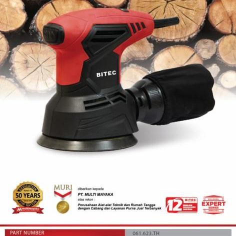Mantab Bitec Es R524-Th Mesin Amplas Bulat Orbital Sander Variabel Speed Terlariss !!