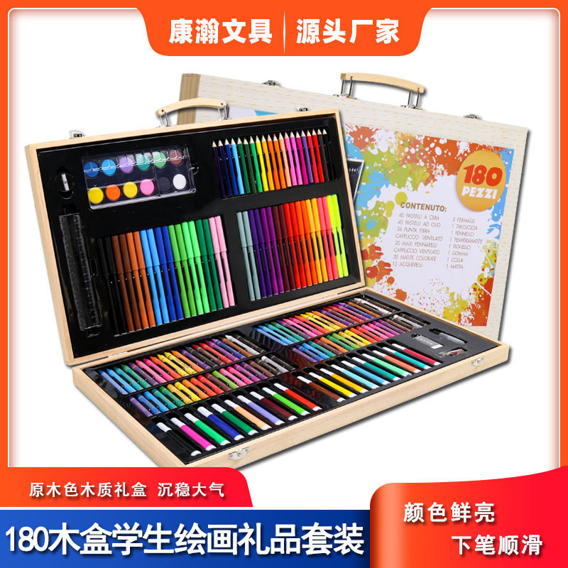 

Kotak Pensil Warna Kayu 180pcs - Set Alat Lukis Anak, Hadiah Ulang Tahun & Sekolah, Krayon & Spidol Warna untuk Anak-anak, Seni & Kerajinan Tangan |PQCXNI96|