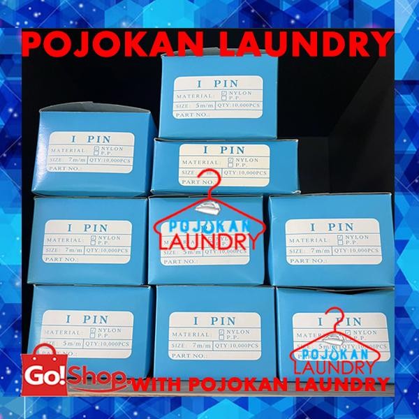 Pilihan- Tag Pin/ I Pin 5 Mm 7 Mm/Refill Tag Pin /Top Pin 5 Mm / 7 Mm (10000Pc)