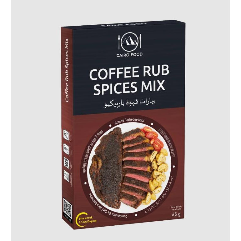

Stok Baru Bumbu Coffee Rub Spices Mix For Barbeque - Cairo Food