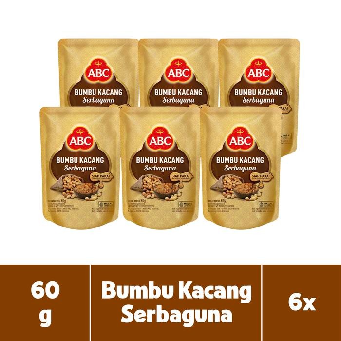 

Stok Baru ABC Bumbu Kacang Serbaguna 60 g - Multipack 6 pcs