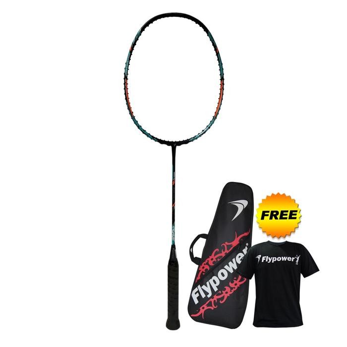 Flypower Abhinaya Raket Badminton - Black Tosca
