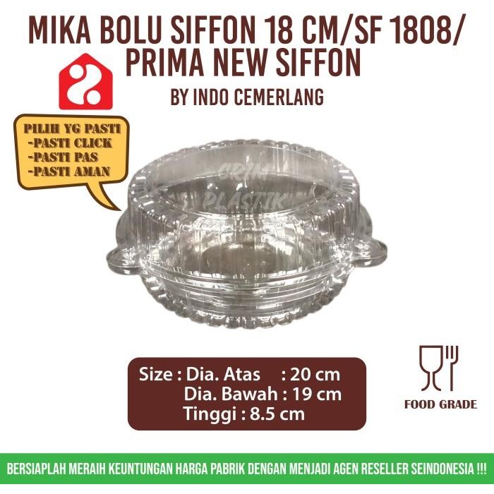 

(DUS) Mika Bolu Sifon Uk 18 cm Chiffon 18 cm SF 1808 PNS INCE