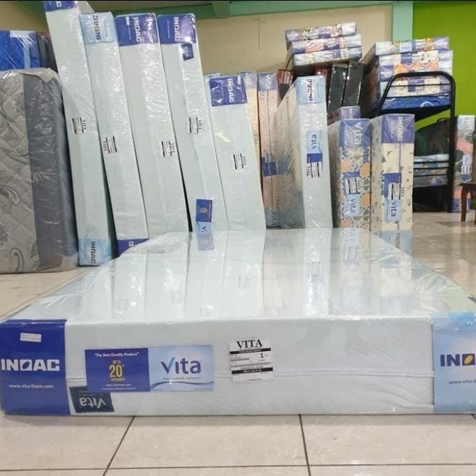 KDM- Kasur INOAC Rebonded Orthopedic VITA FOAM Uk. 160 X 200 Busa Full Rebonded [KURIR TOKO
