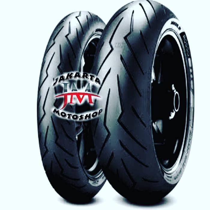 PAKET Ban Lexi PCX Aerox 100/80-14 & 120/80-14 PIRELLI Diablo Rosso