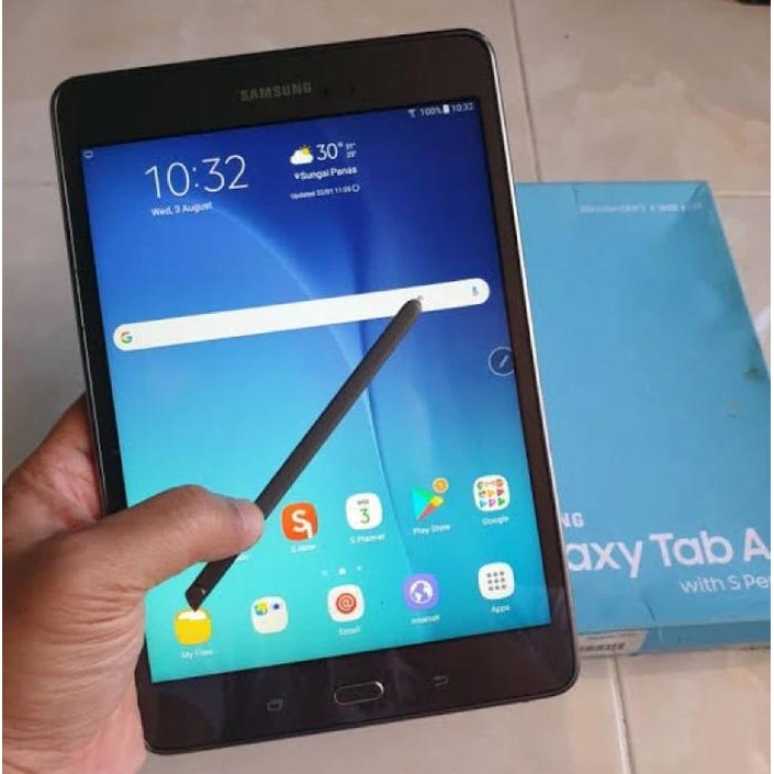 Pilihan- Tab Hp Samsung Galaxy A6 Tab S Pen 10.1 Computer Tablet P585Y Hitam Gsm Sim Card Smart