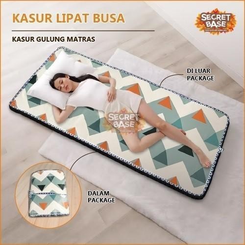 KASUR LIPAT BUSA - Kasur Camping / Travel Bed / Kasur Gulung Matras / Ambal Lantai