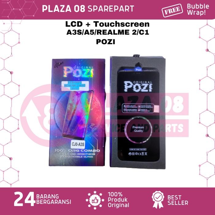 Lcd + Touchscreen Oppo A3S/A5/Realme 2/C1 (Pozi)