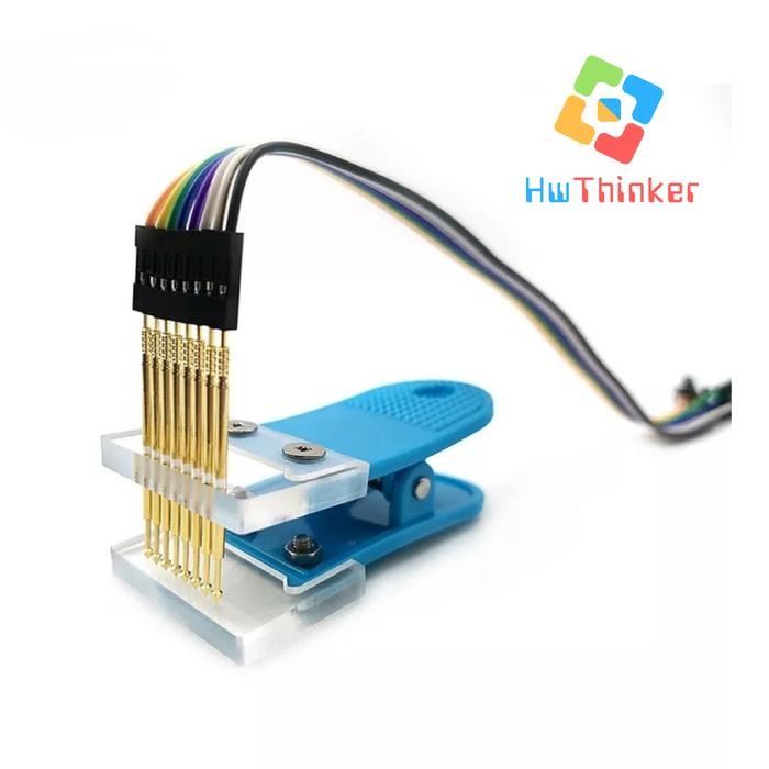Probe Clip Tool Test Pcb Ic Programming Burning Clamp Pogo Pin 2.54Mm
