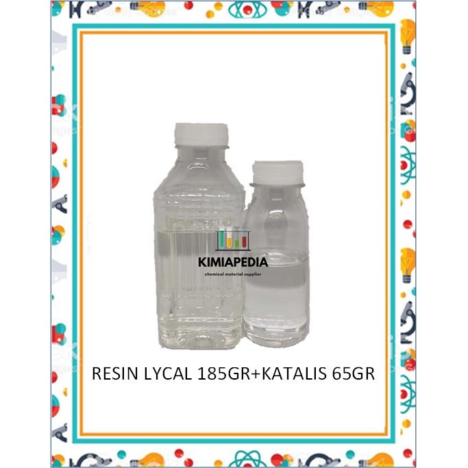 

New Resin Bening Lycal Lical 1011 Keras Hard Type Untuk Name Tag NameTag Kerajinan Pancing Joran
