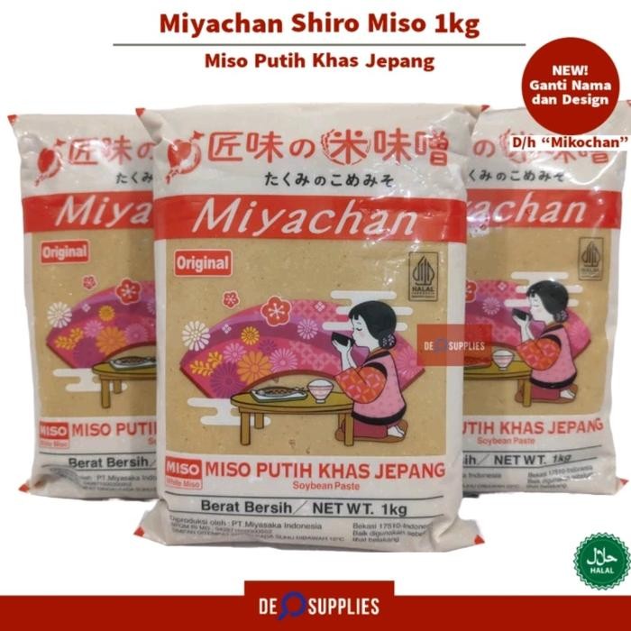 

Stok Baru Miyachan Shiro Miso Putih Khas Jepang 1kg - White Miso Soup Sup Kuah Miyasaka Soybean
