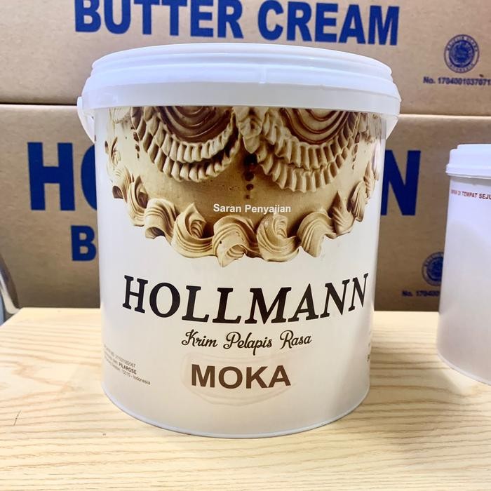 

Stok Baru HOLLMAN BUTTERCREAM MOKA 1 KG - KRIM PELAPIS KUE RASA MOCCA