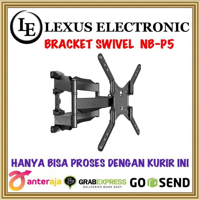 BRACKET LED TV - BRACKET SWIVEL UPTO 65 INCH NB P5 NORTH BAYOU